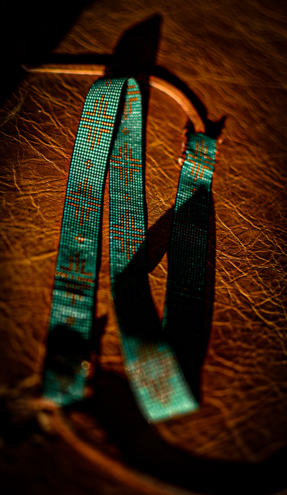 Hat Band — “Larch” in turquoise