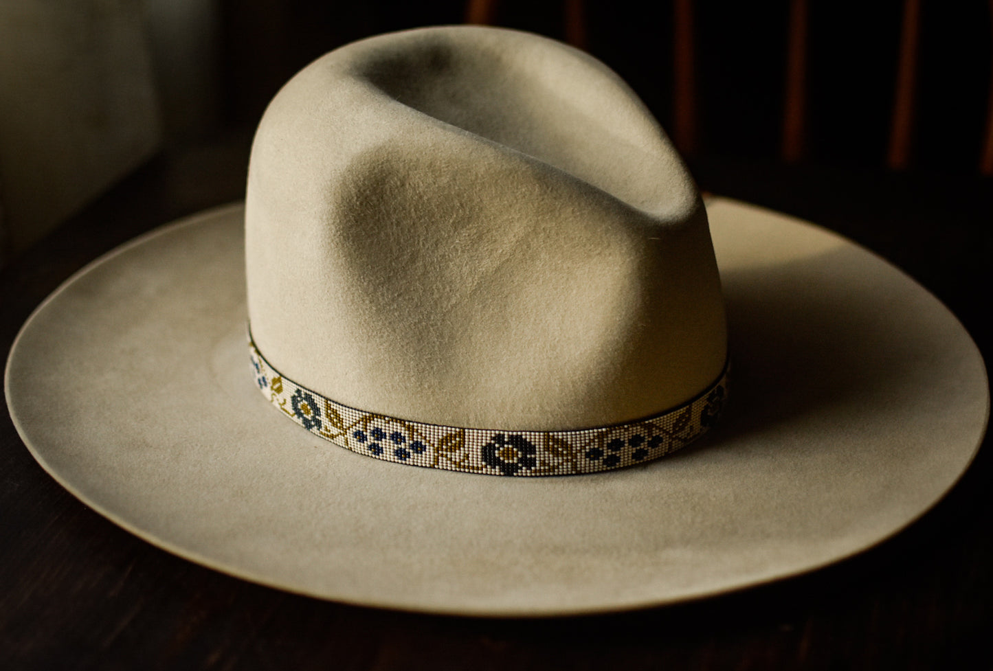 Hat Band — Made to Order “Forget Me Not”