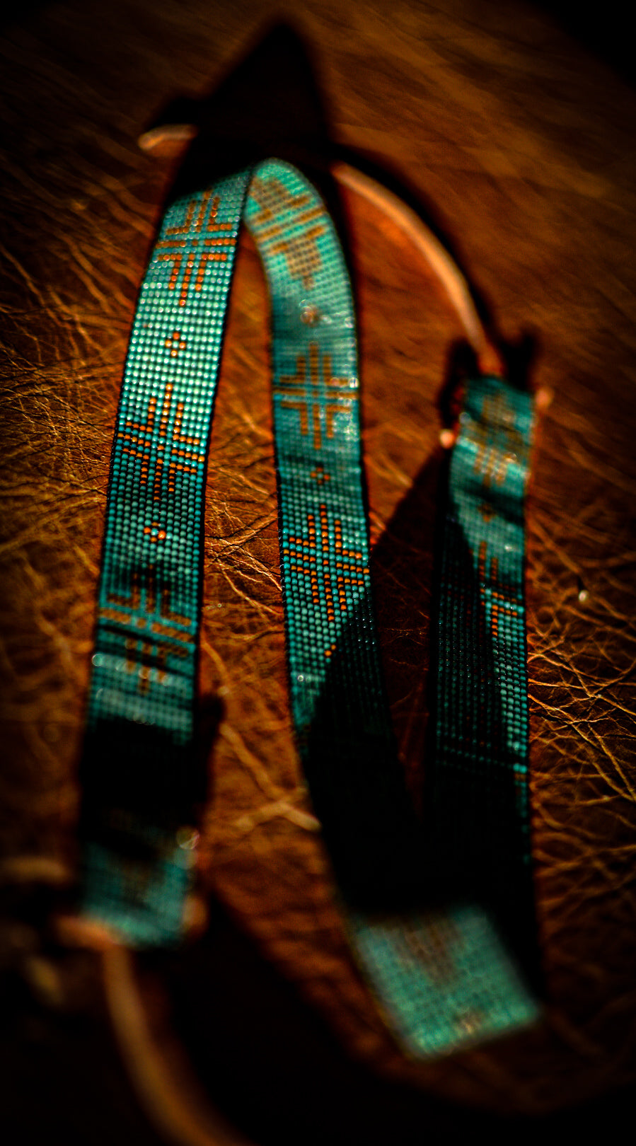 Hat Band — “Larch” in turquoise