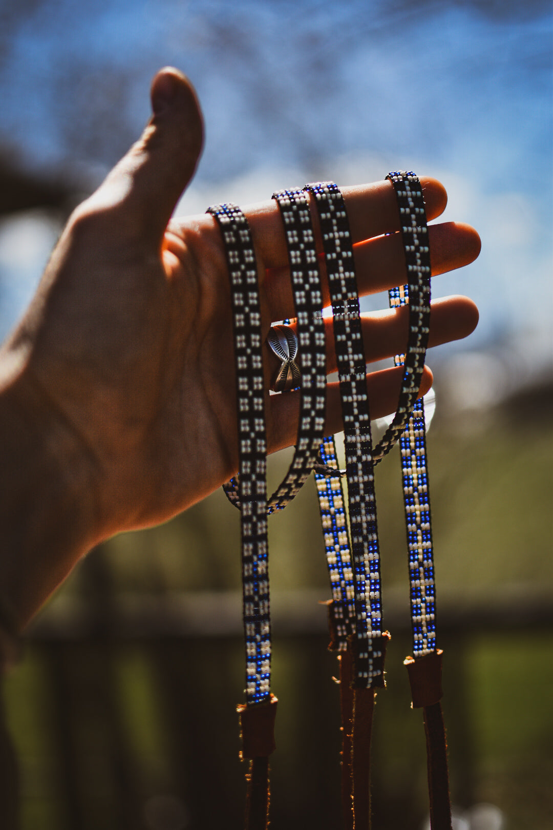 Hat Band — Made to Order — “Pearl Snap” and “Blue Jeans”