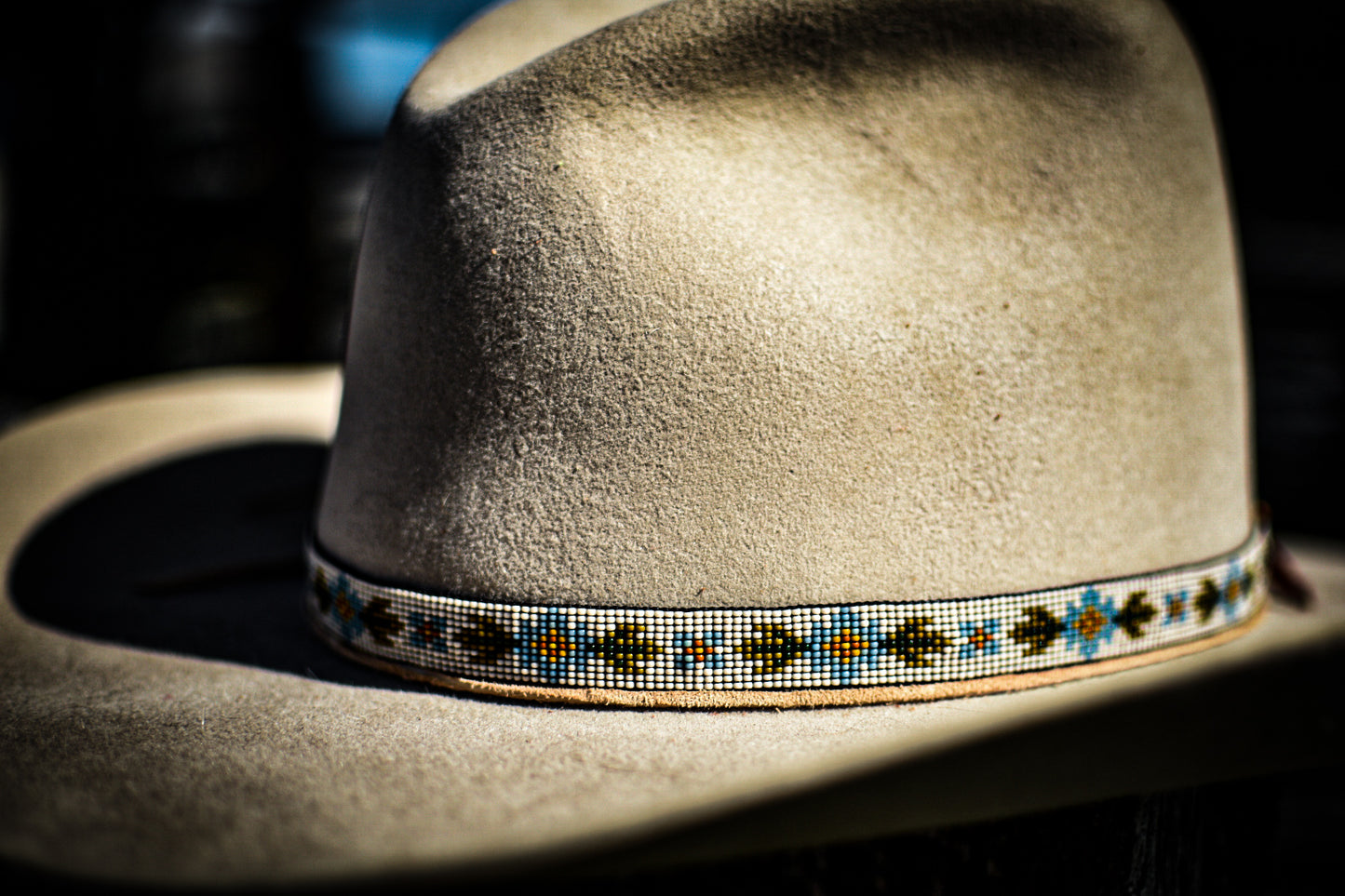 Hat Band — Made to Order — “Prairie Crocus”