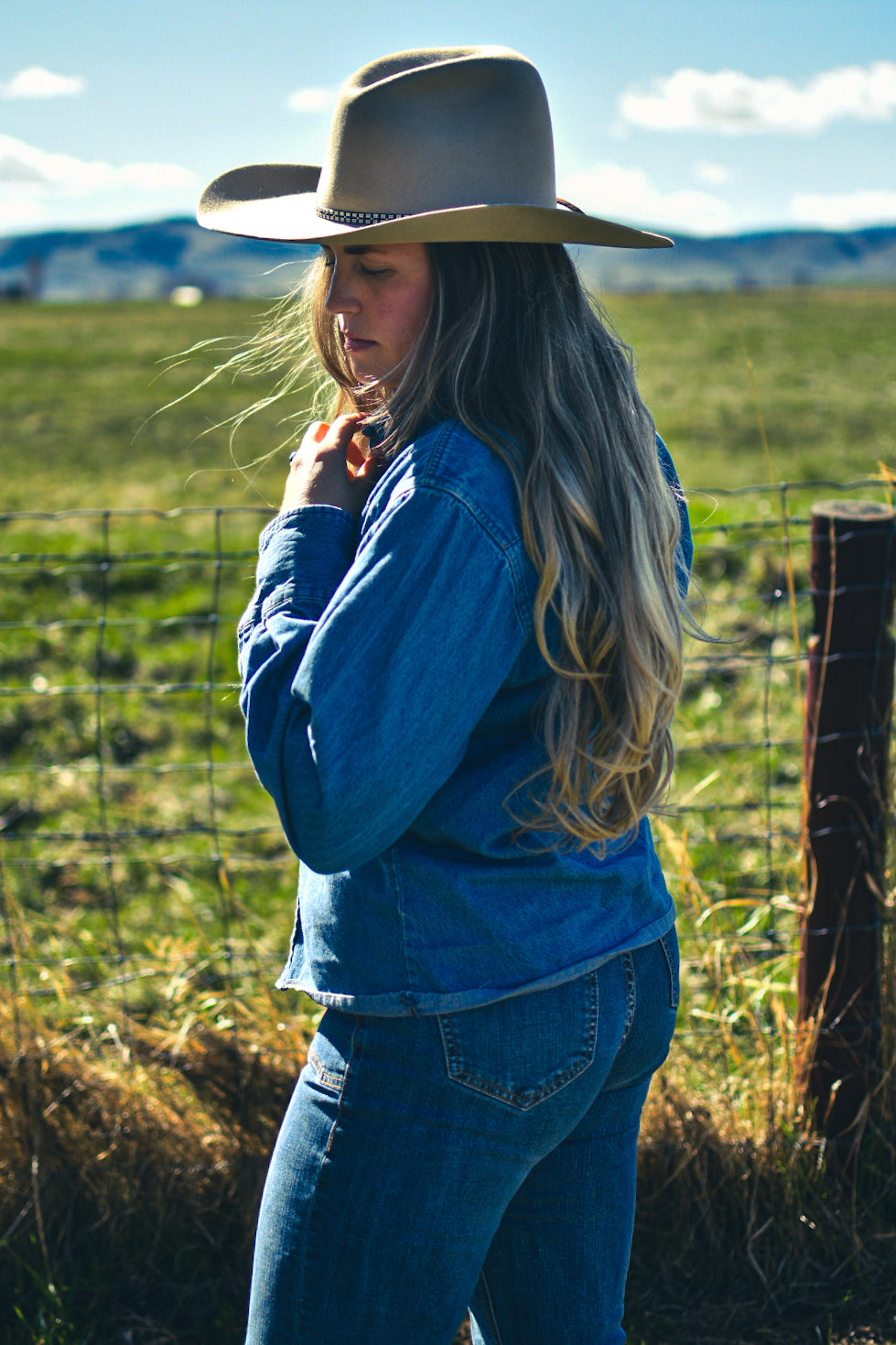 Hat Band — Made to Order — “Pearl Snap” and “Blue Jeans”