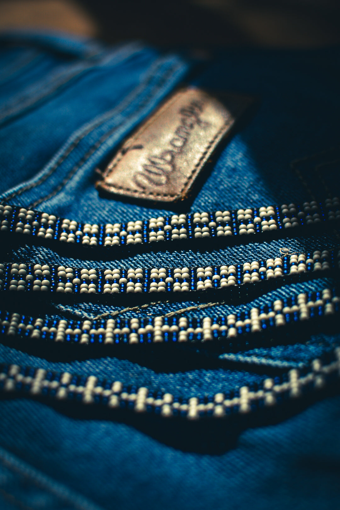 Hat Band — Made to Order — “Pearl Snap” and “Blue Jeans”