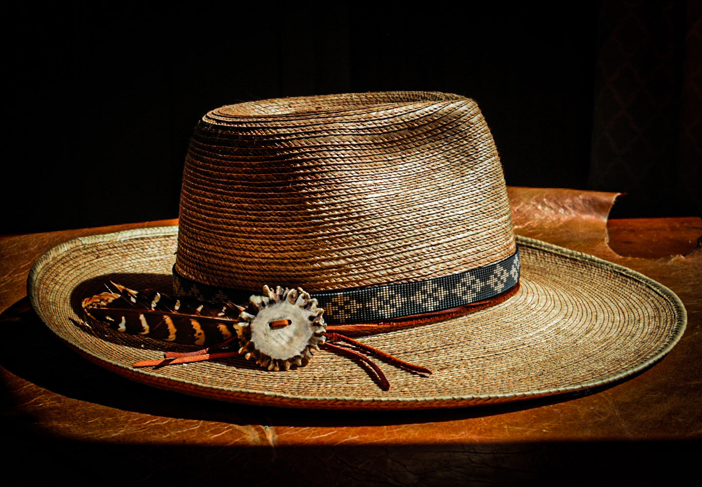 Hat Band — “Quilted Crosses”