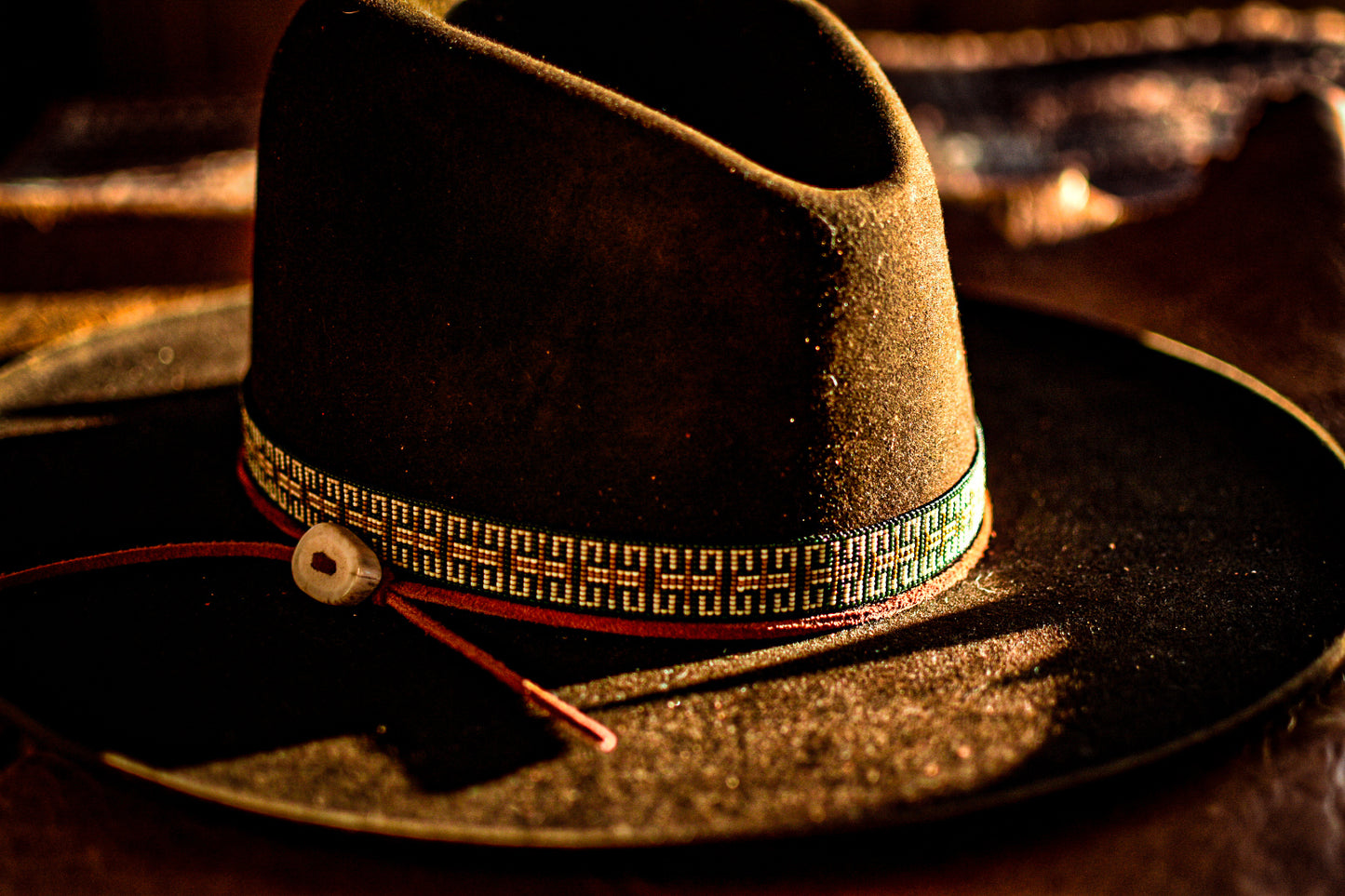Hat Band — “Cinch” in olive