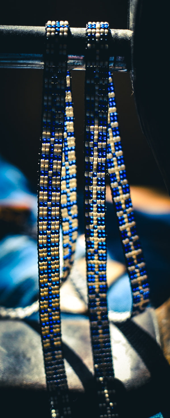 Hat Band — Made to Order — “Pearl Snap” and “Blue Jeans”