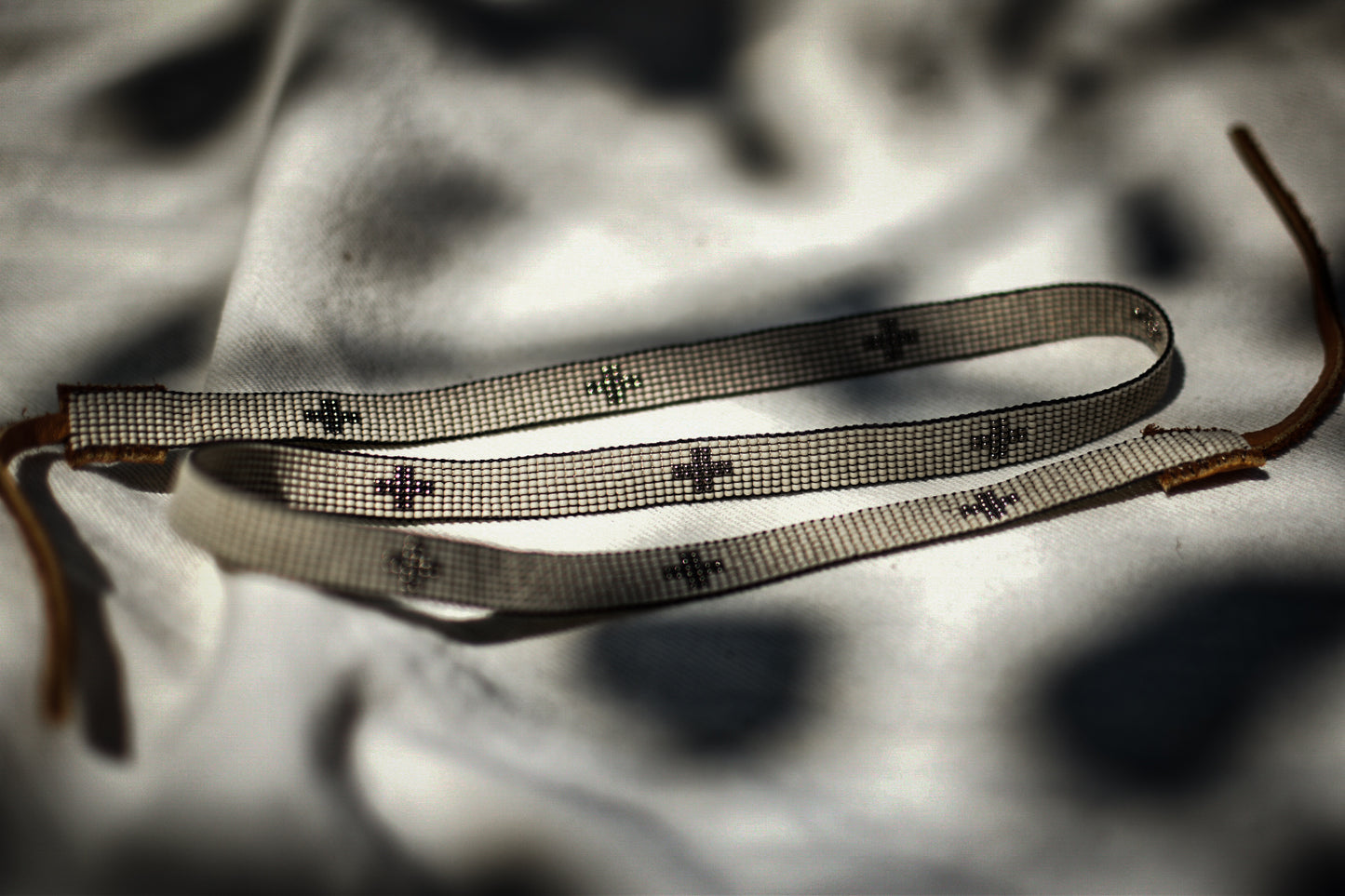 Hat Band — “Silver Crosses”