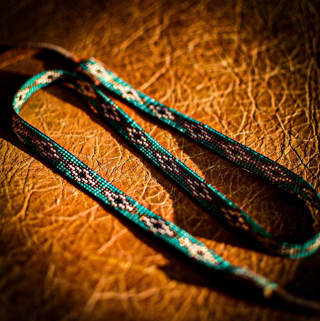 Hat Band — “Buck Creek” in turquoise