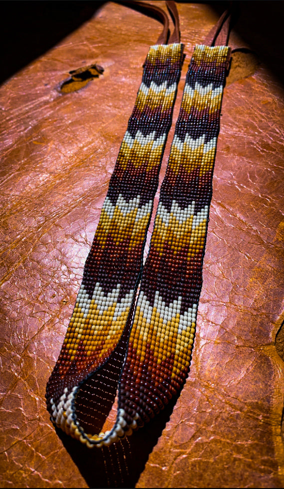 Custom Order — “Feathers” Hat Band for Tammy