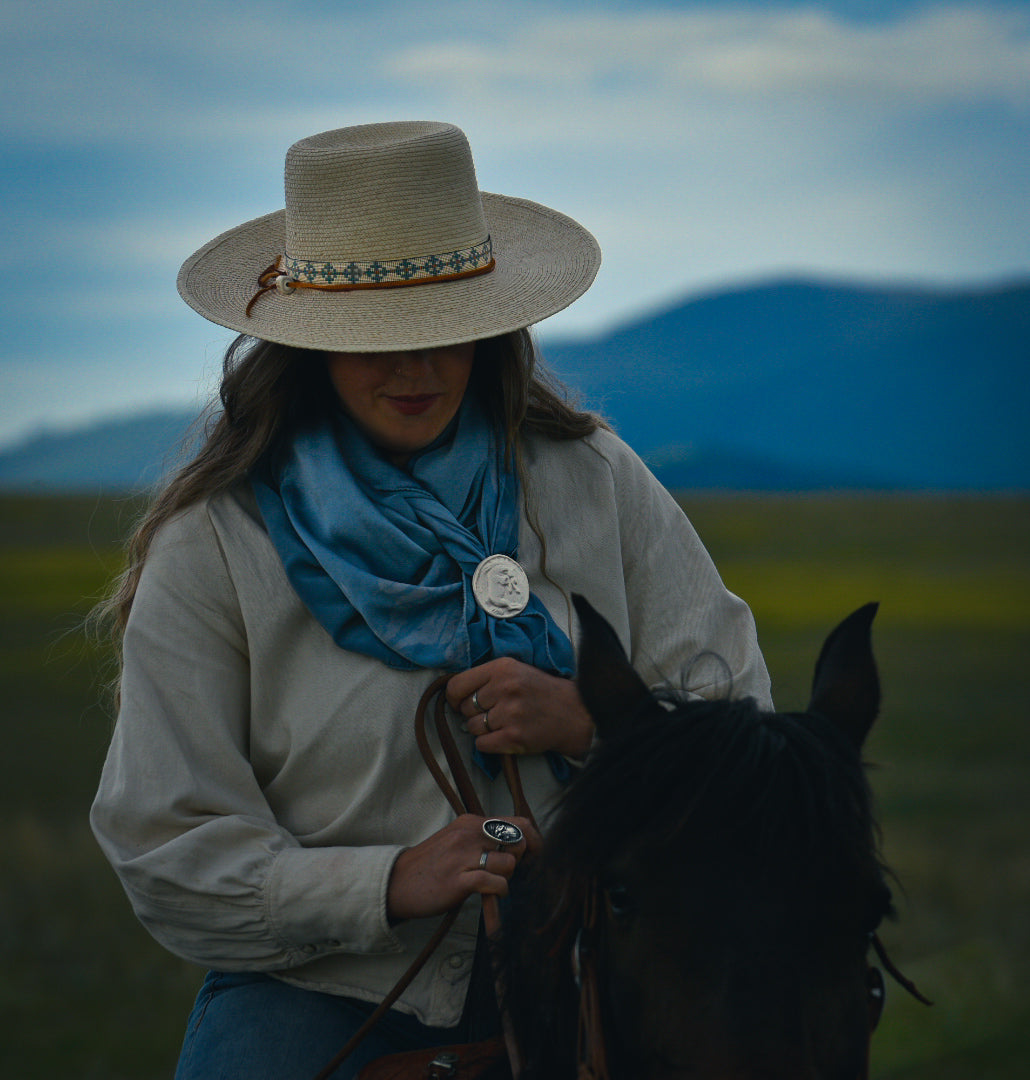 Made to Order - Hat Band - “Quilted Crosses”