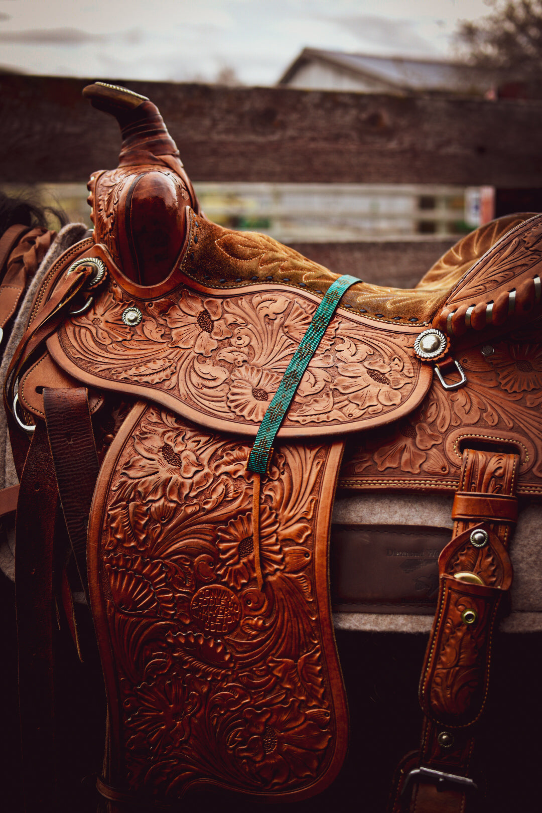 Hat Band — “Larch” in turquoise