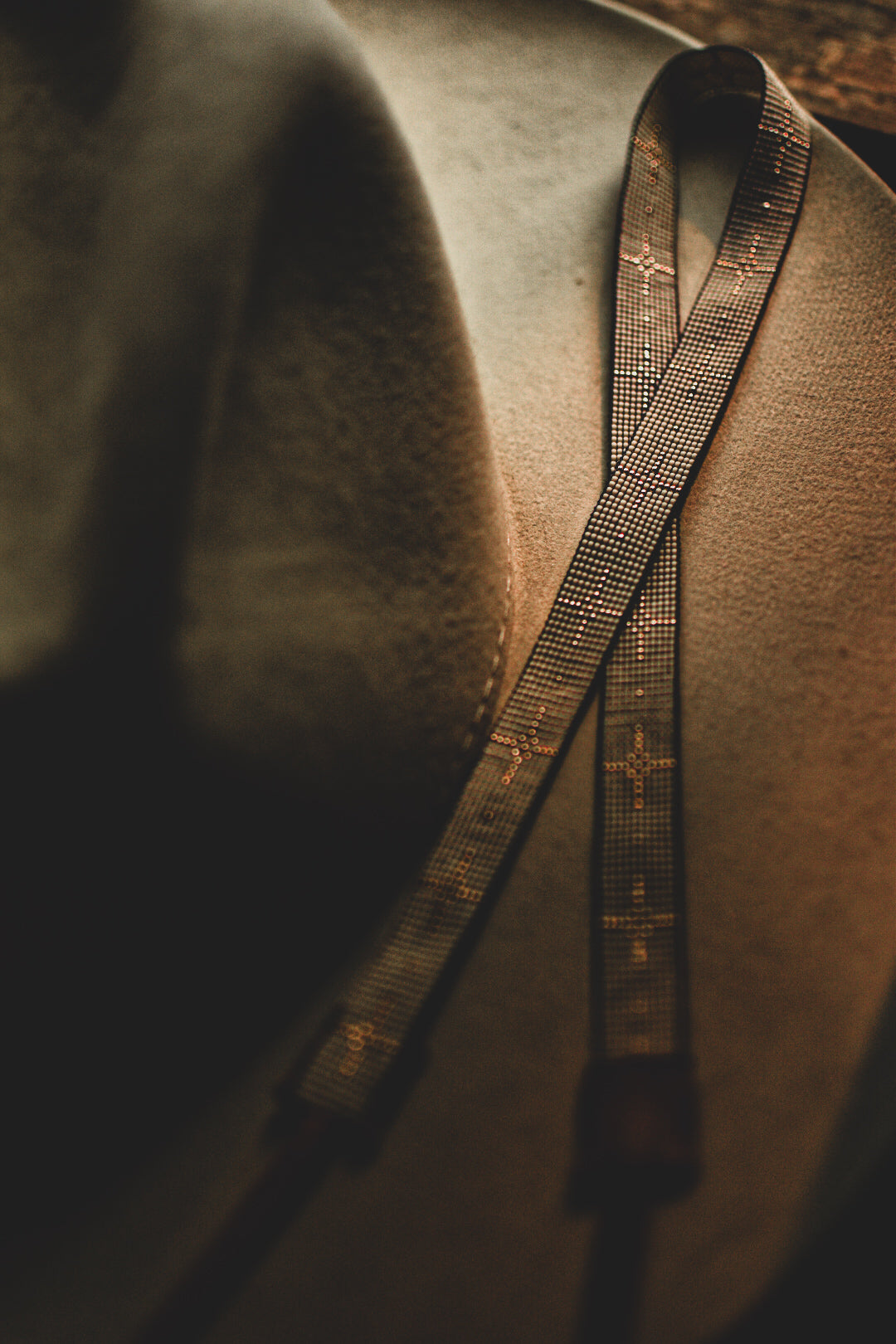 Hat Band — Made to Order — “Polaris” in white