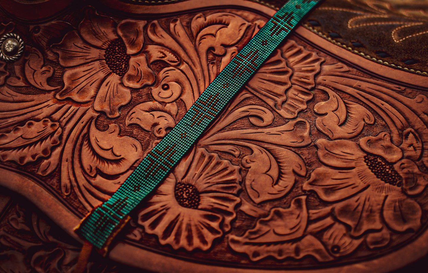 Hat Band — Made to Order — Larch” in Turquoise