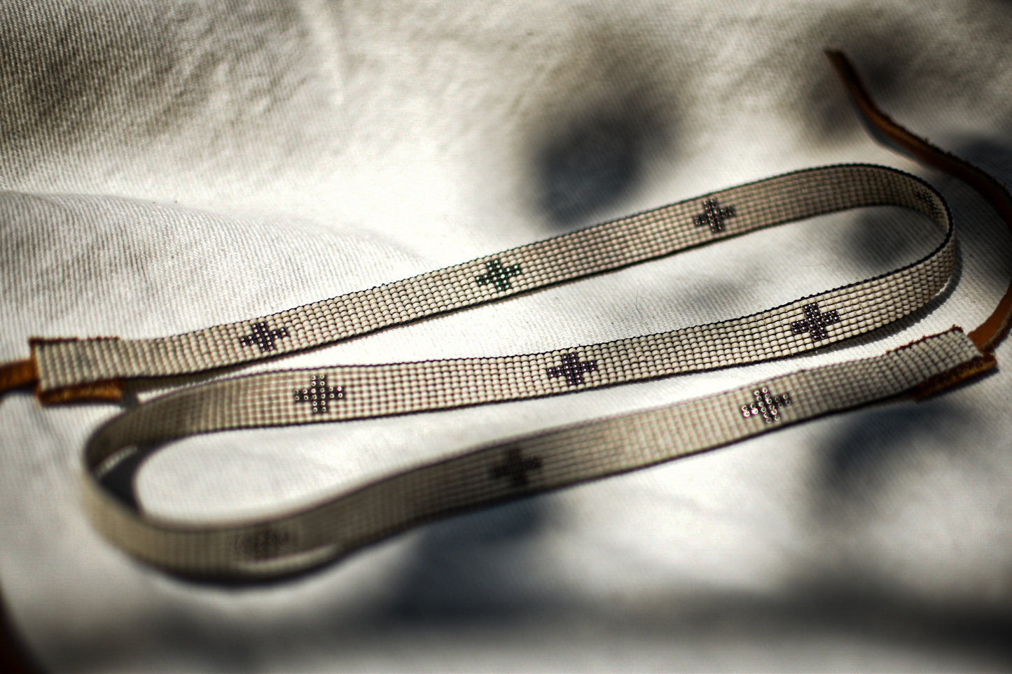 Hat Band — “Silver Crosses”