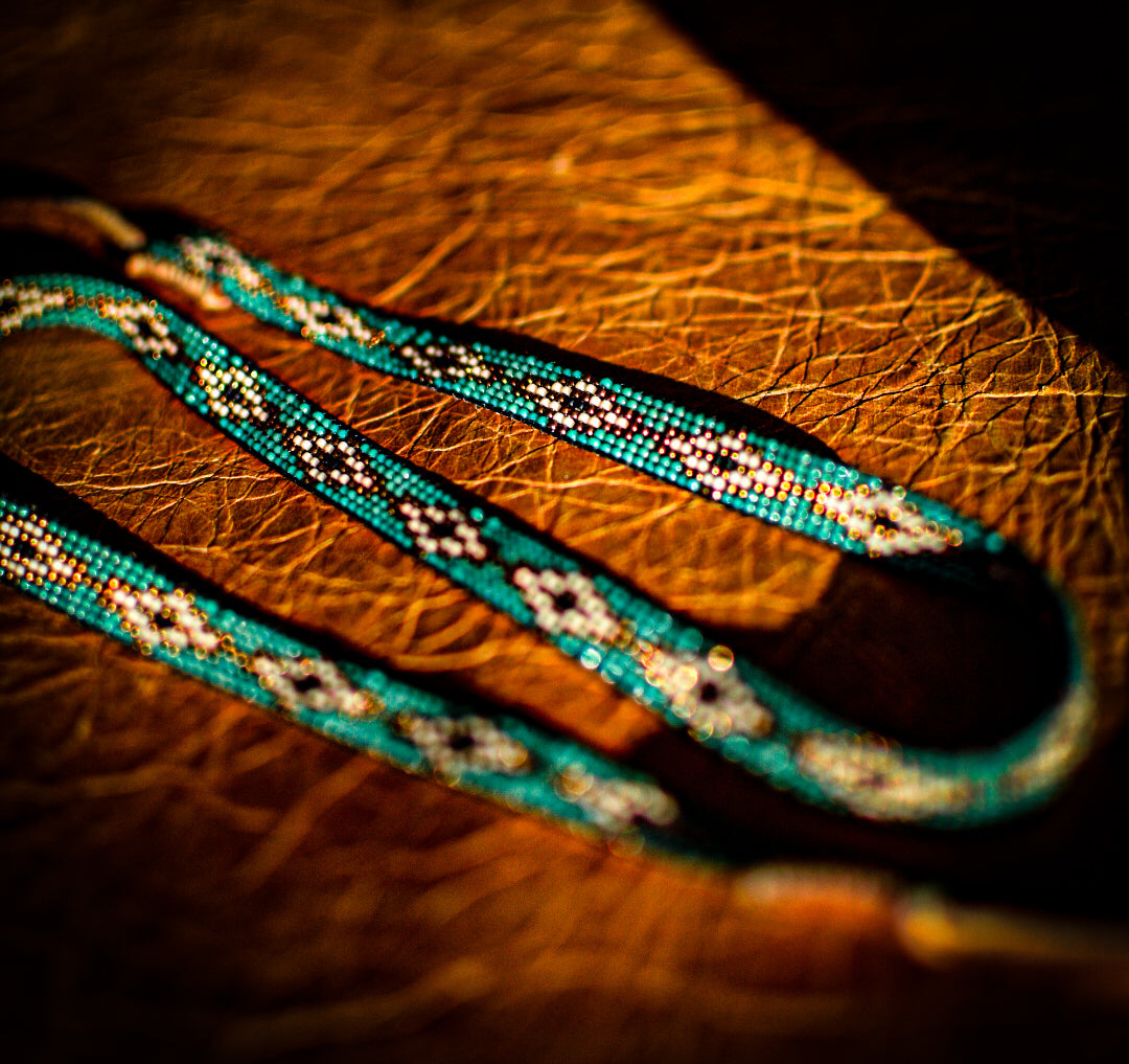 Hat Band — “Buck Creek” in turquoise