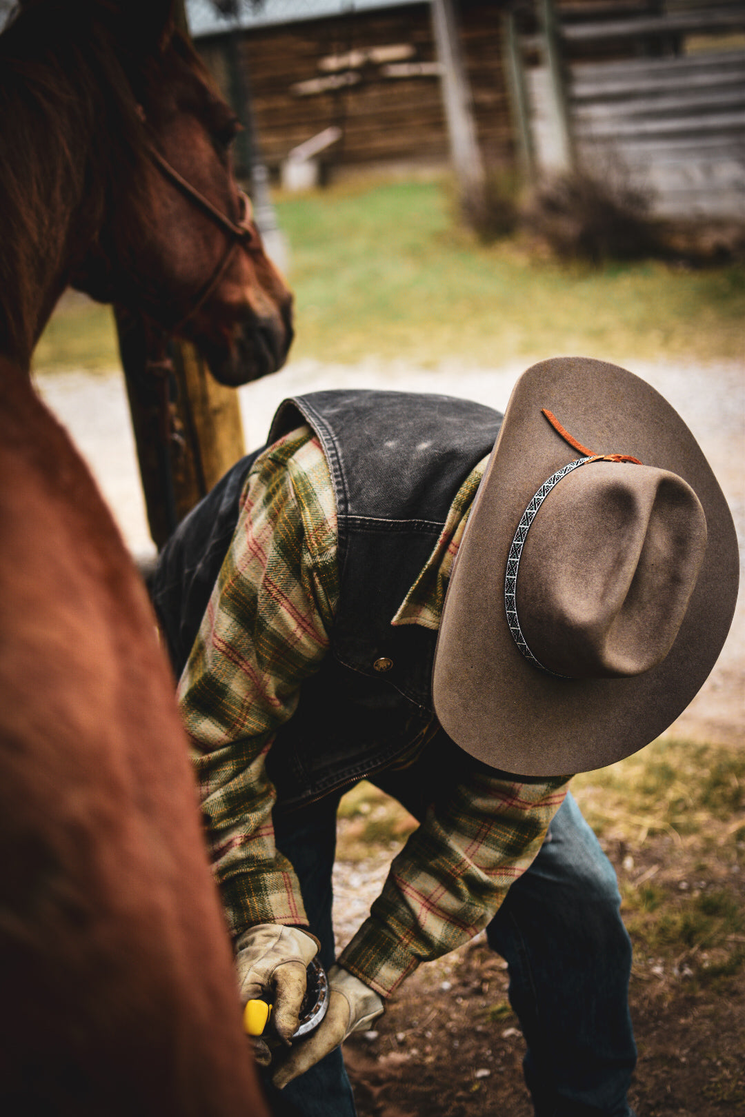 Hat Band — Made to Order — “Garnet”