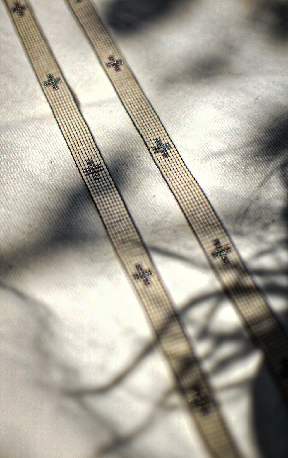 Hat Band — “Silver Crosses”