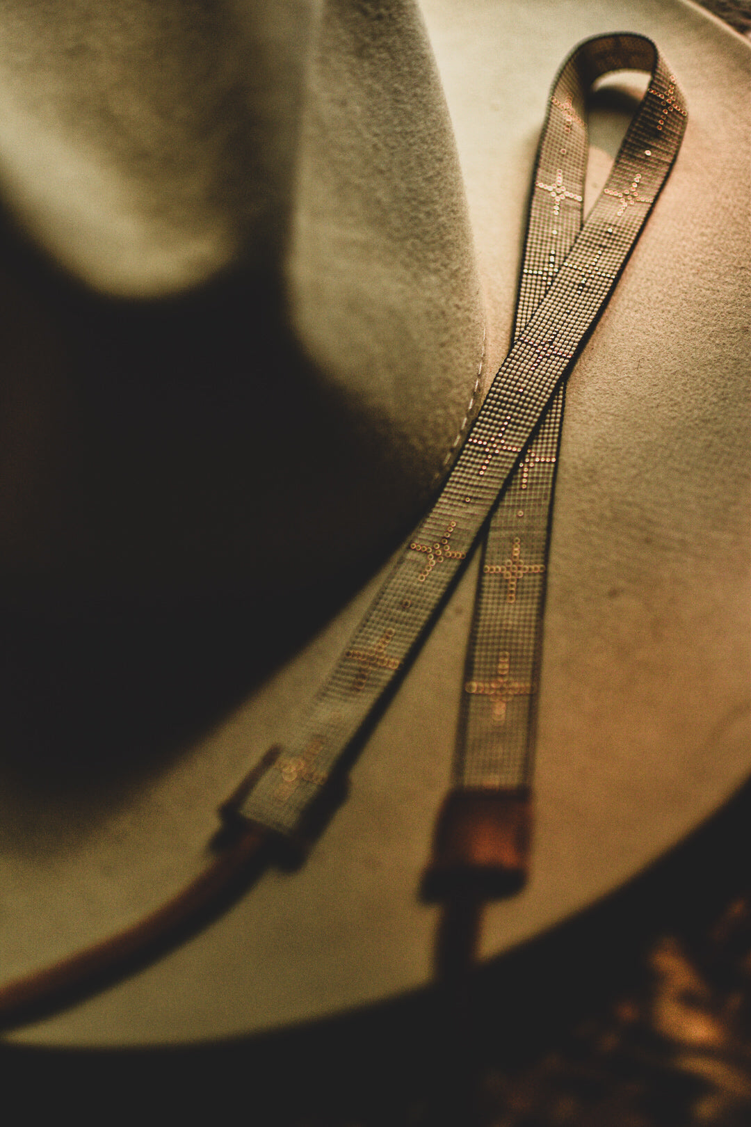 Hat Band — Made to Order — “Polaris” in white