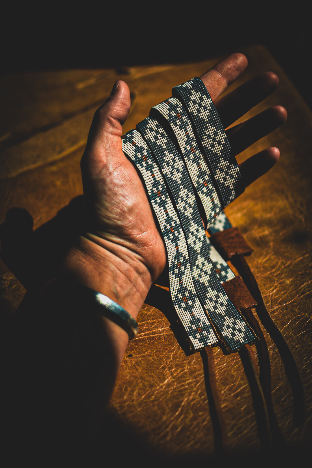 Hat Band — “Quilted Crosses”