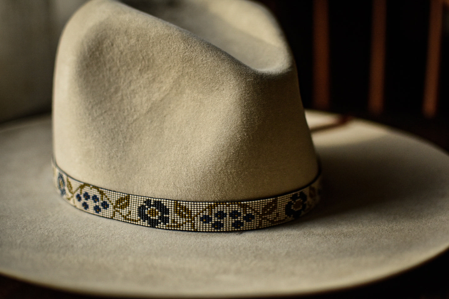 Hat Band — Made to Order “Forget Me Not”