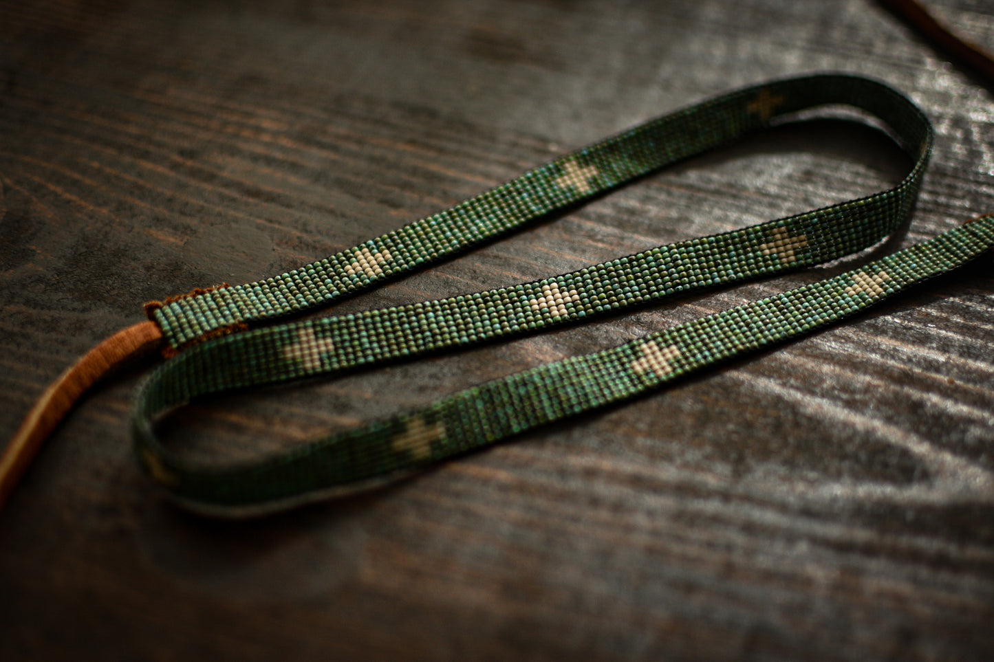 Hat Band — “Turquoise Crosses”