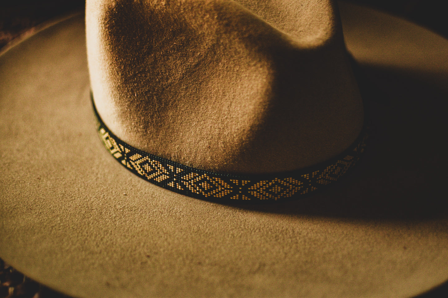 Hat Band — “Prairie Fire” in Forest