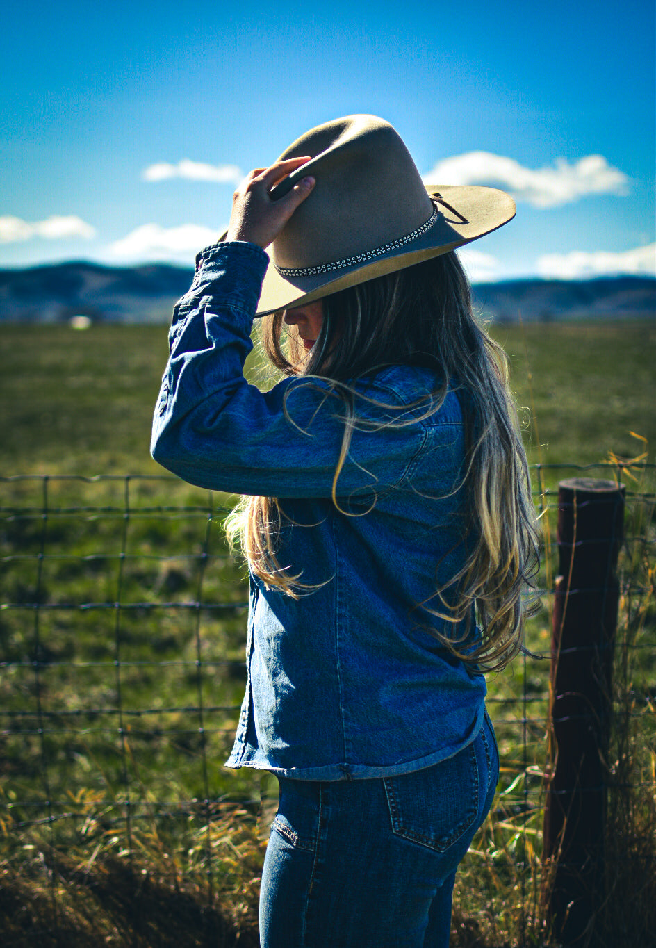 Hat Band — “Blue Jeans” + “Pearl Snap”