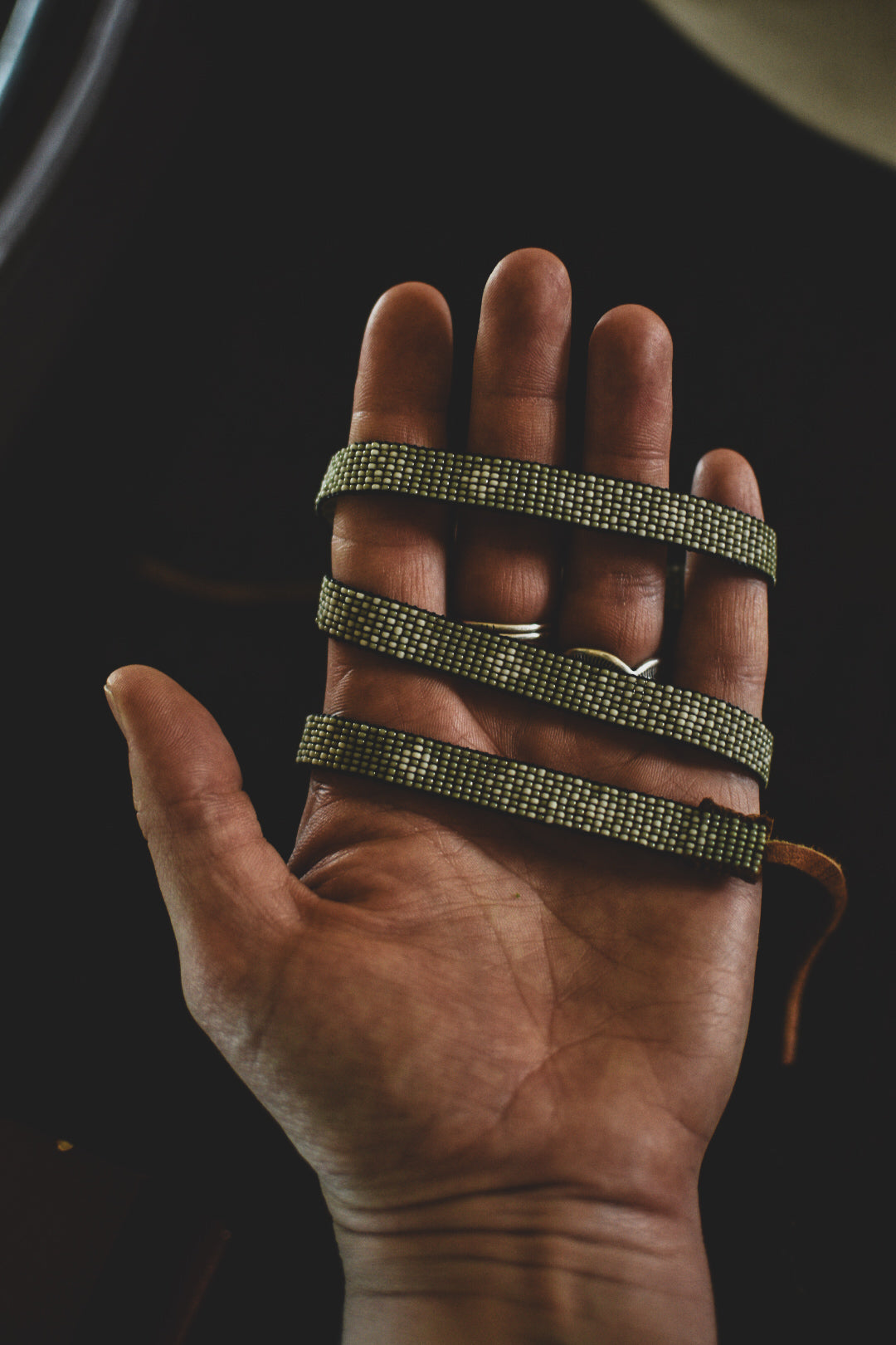 Hat Band — Made to Order — “Trinidad” in Sagebrush (narrow)