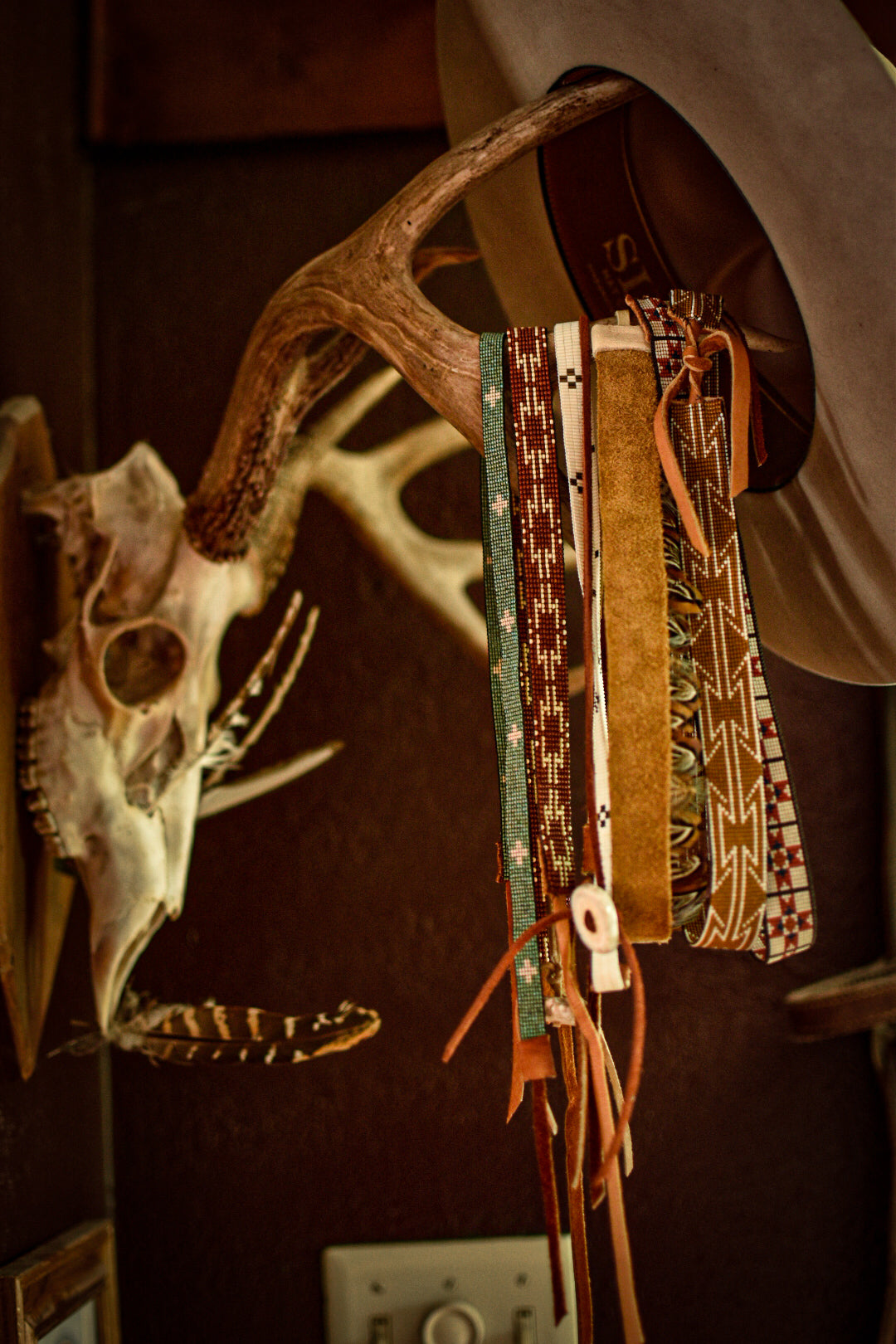 Hat Band — Made to Order — “Turquoise Crosses”