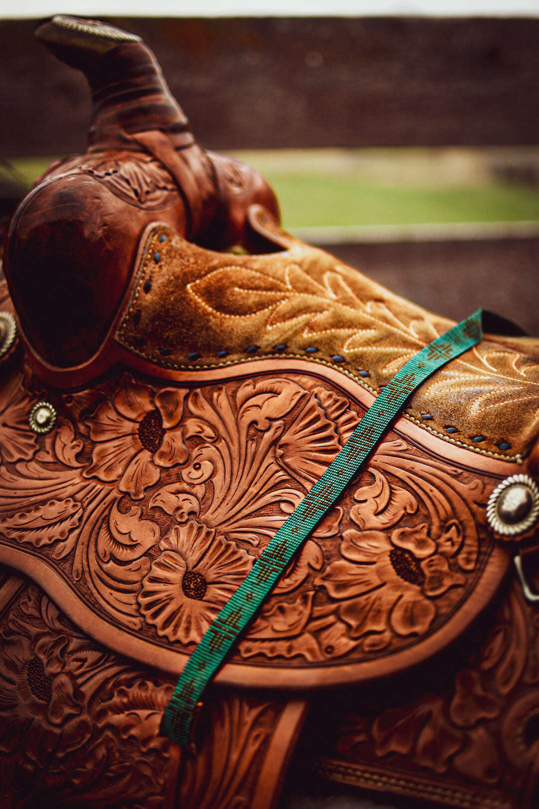 Hat Band — Made to Order — Larch” in Turquoise
