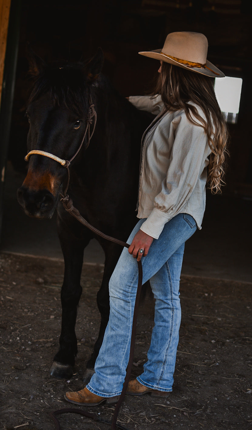 Hat Band — “Hawk” in Bronze
