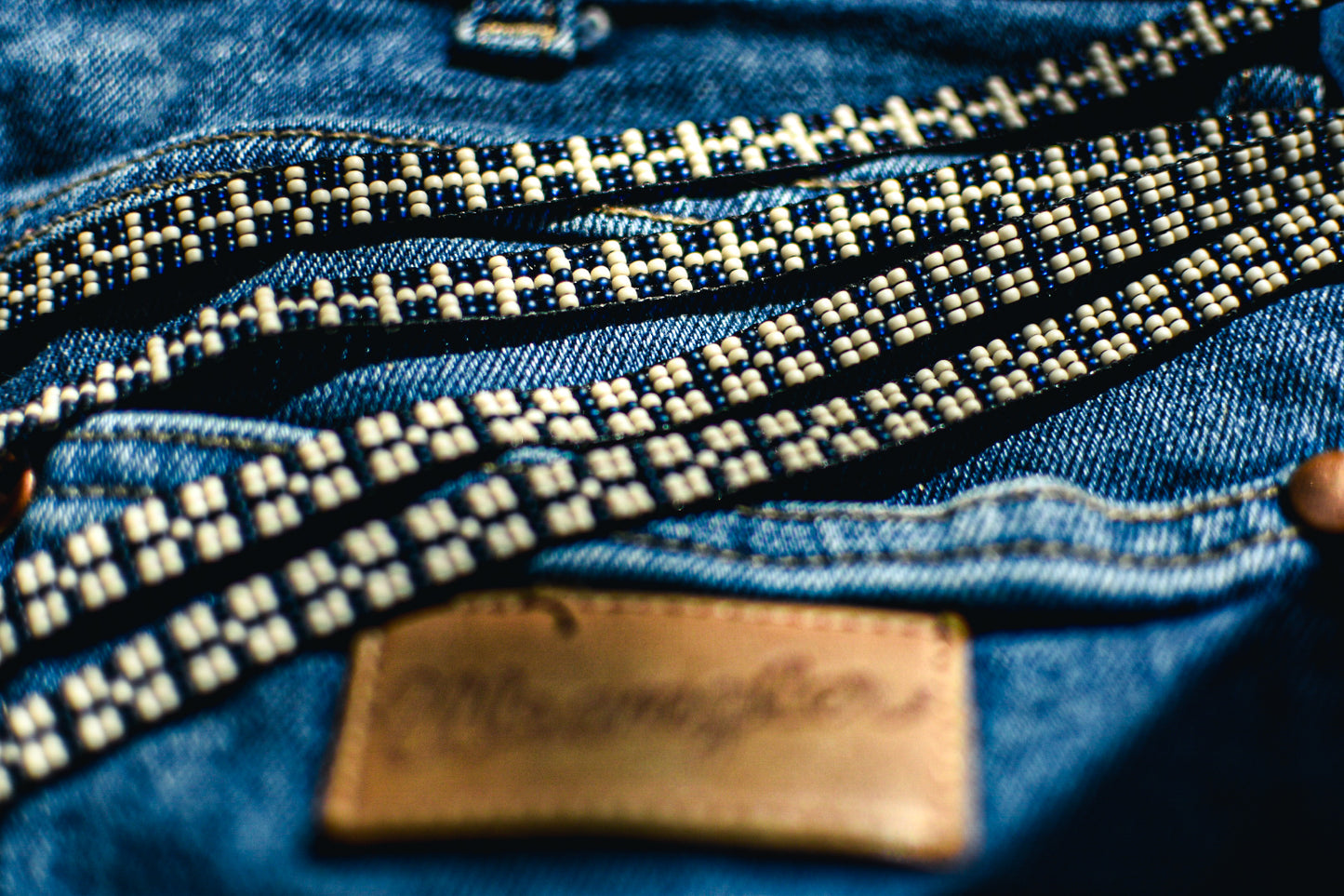 Hat Band — Made to Order — “Pearl Snap” and “Blue Jeans”