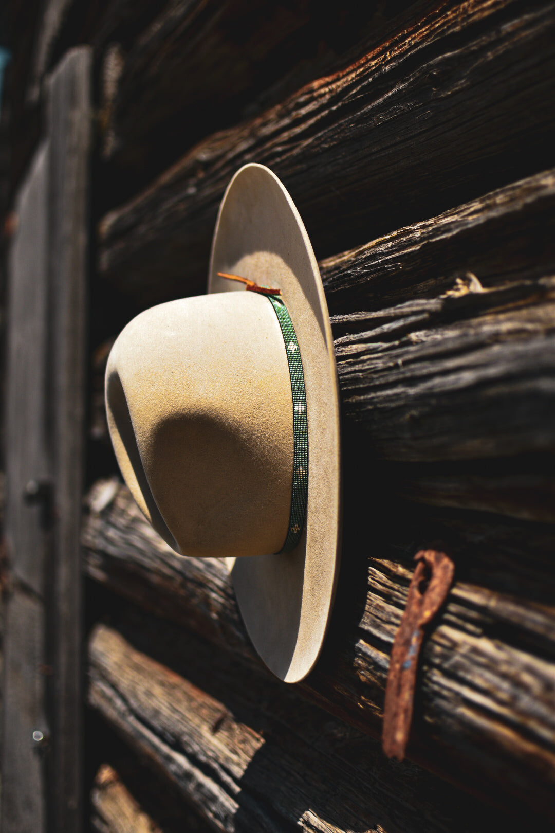 Hat Band — “Turquoise Crosses”