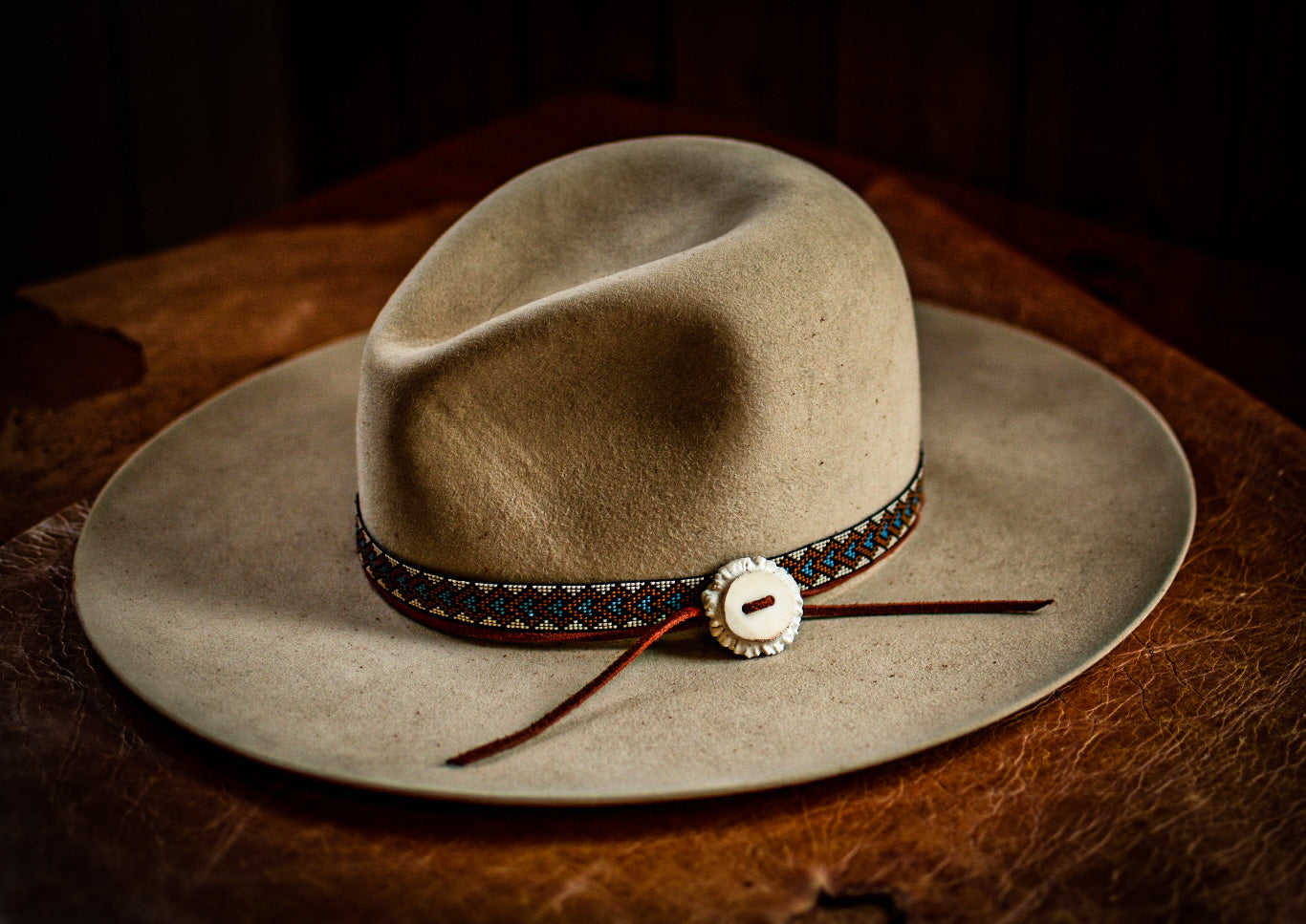 Hat Band - "Stacked Diamonds"