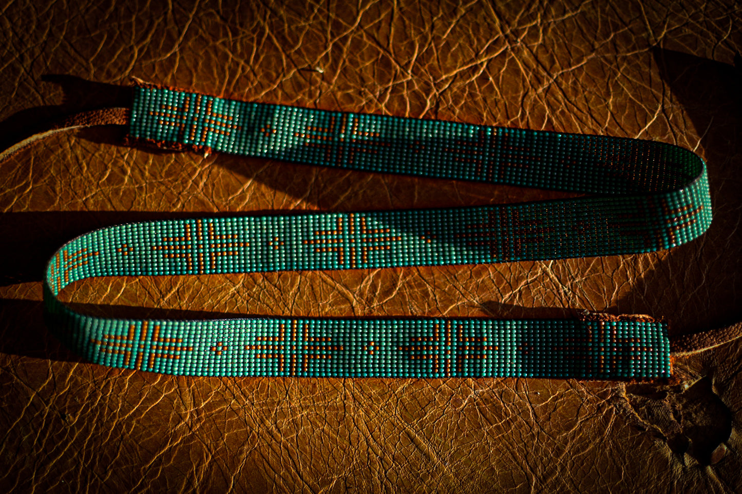 Hat Band — “Larch” in turquoise