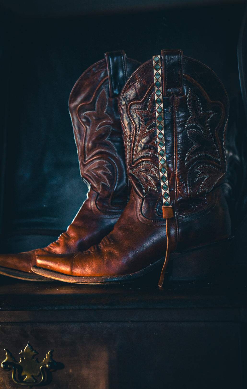 Hat Band — Made to Order — “Turquoise Diamonds”