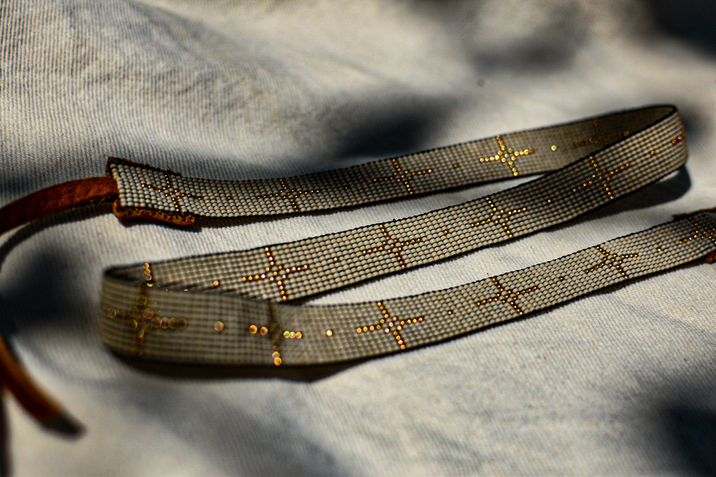 Hat Band — Made to Order — “Polaris” in white