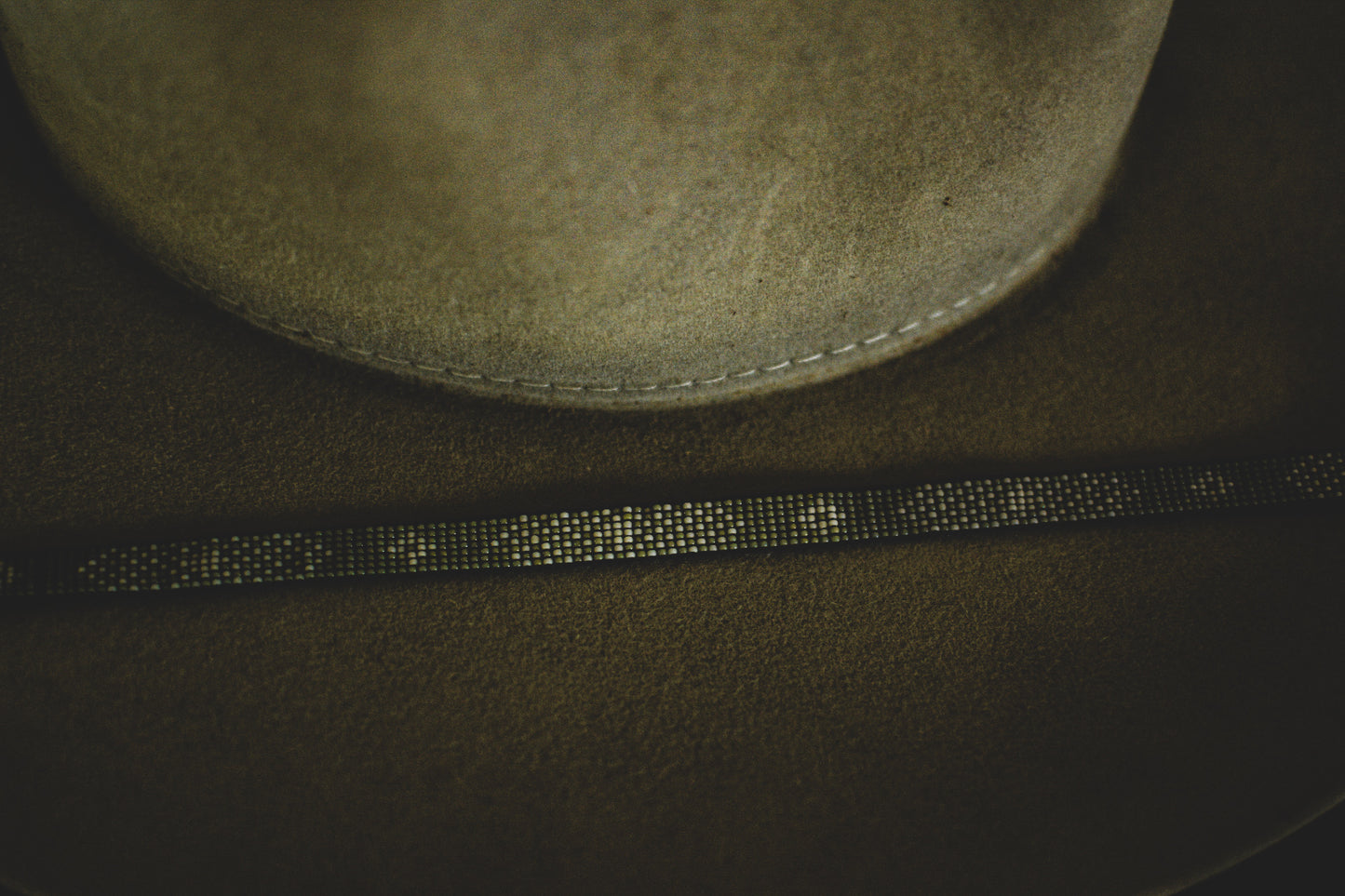 Hat Band — Made to Order — “Trinidad” in Sagebrush (narrow)