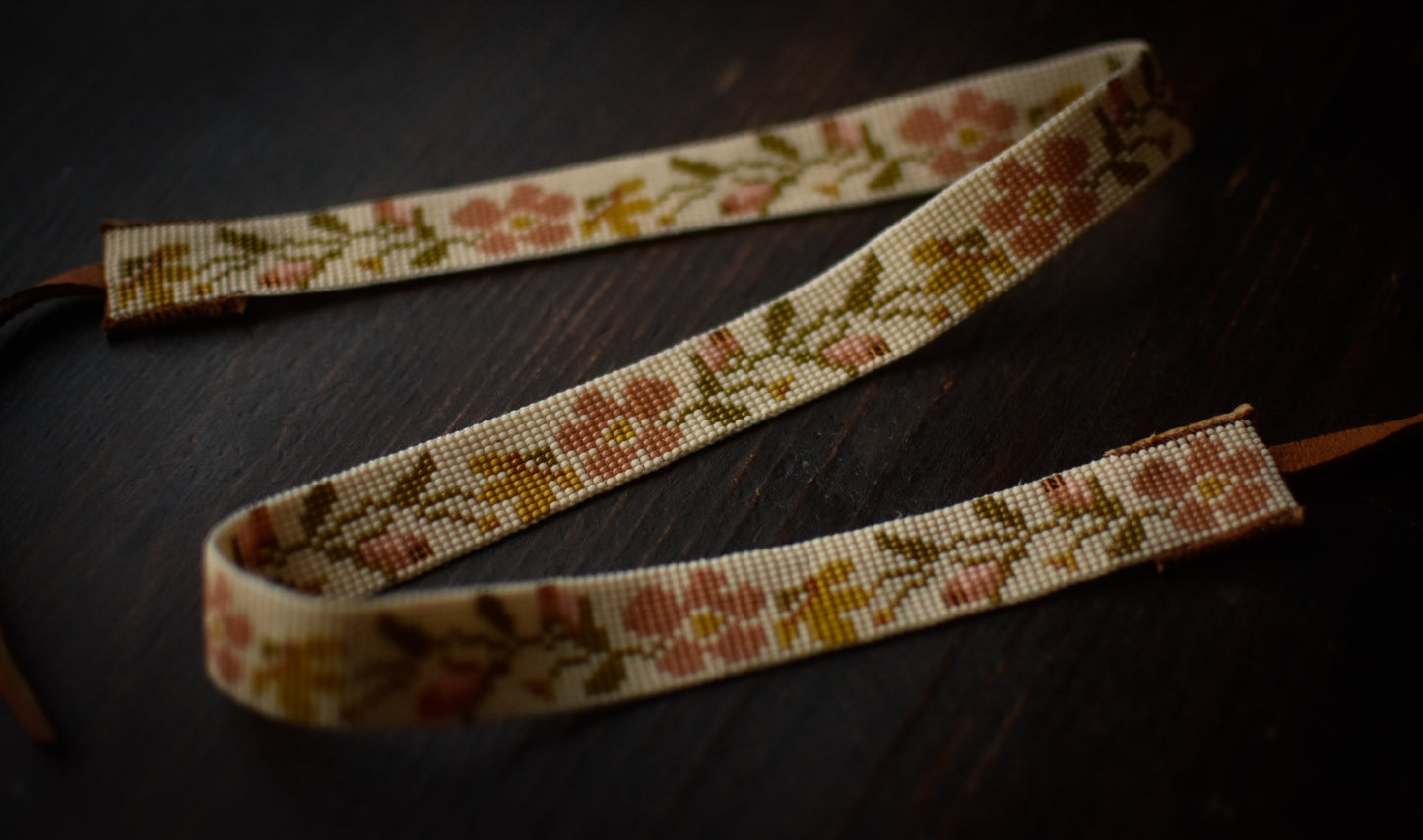 Hat Band — Made to Order — “Prairie Rose”