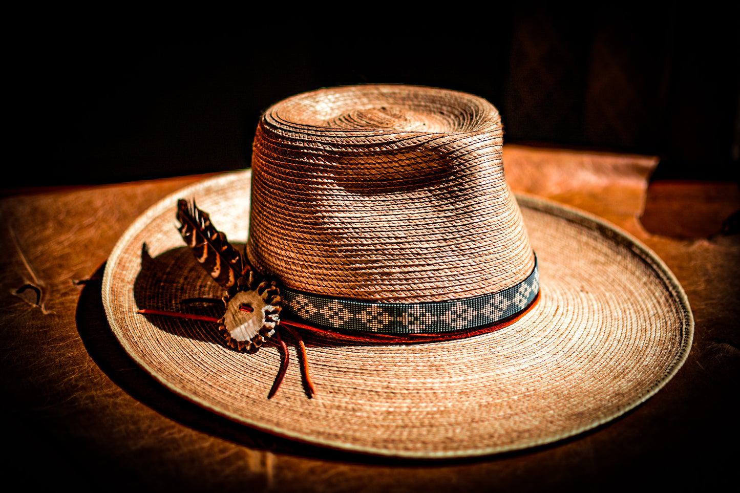 Made to Order - Hat Band - “Quilted Crosses”