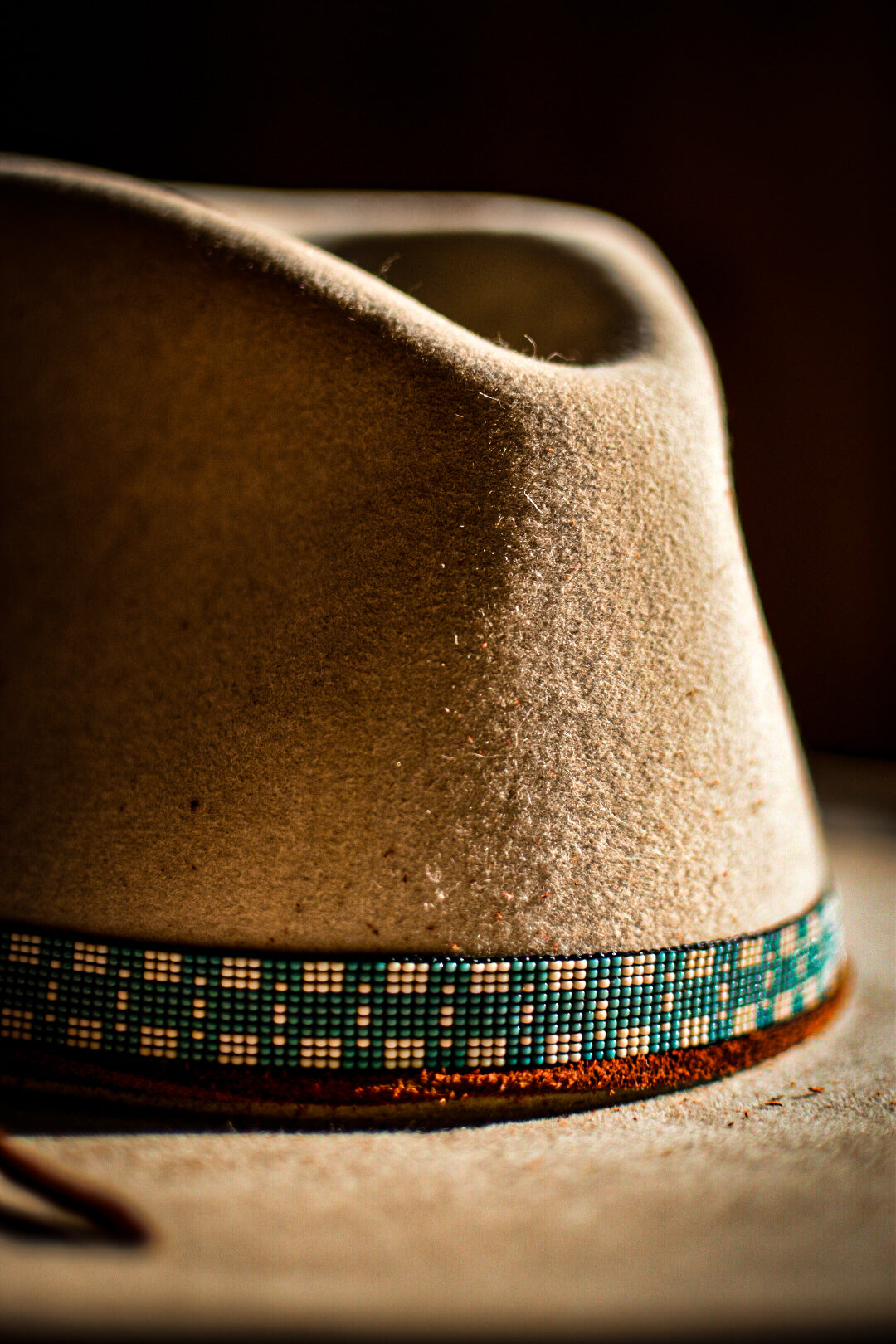 Hat Band — Made to Order— “Mountain Bluebird”