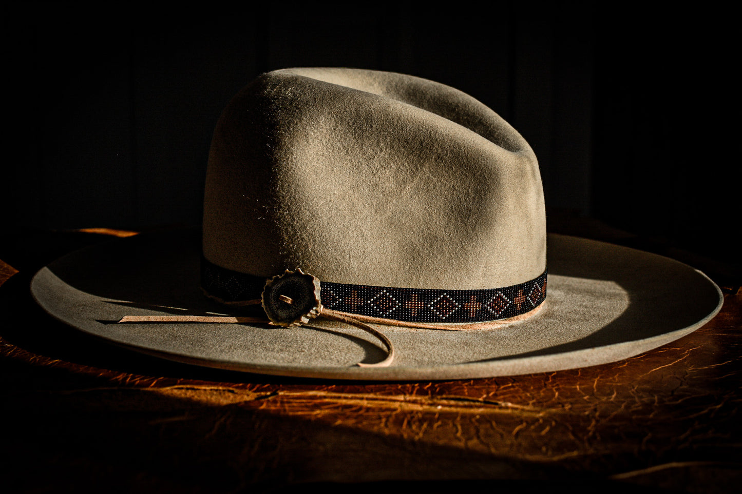 Hat Band - “Trapper” (narrow)