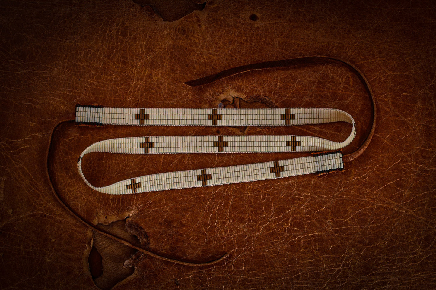 Hat Band - “Bugle Cross” - Bronze