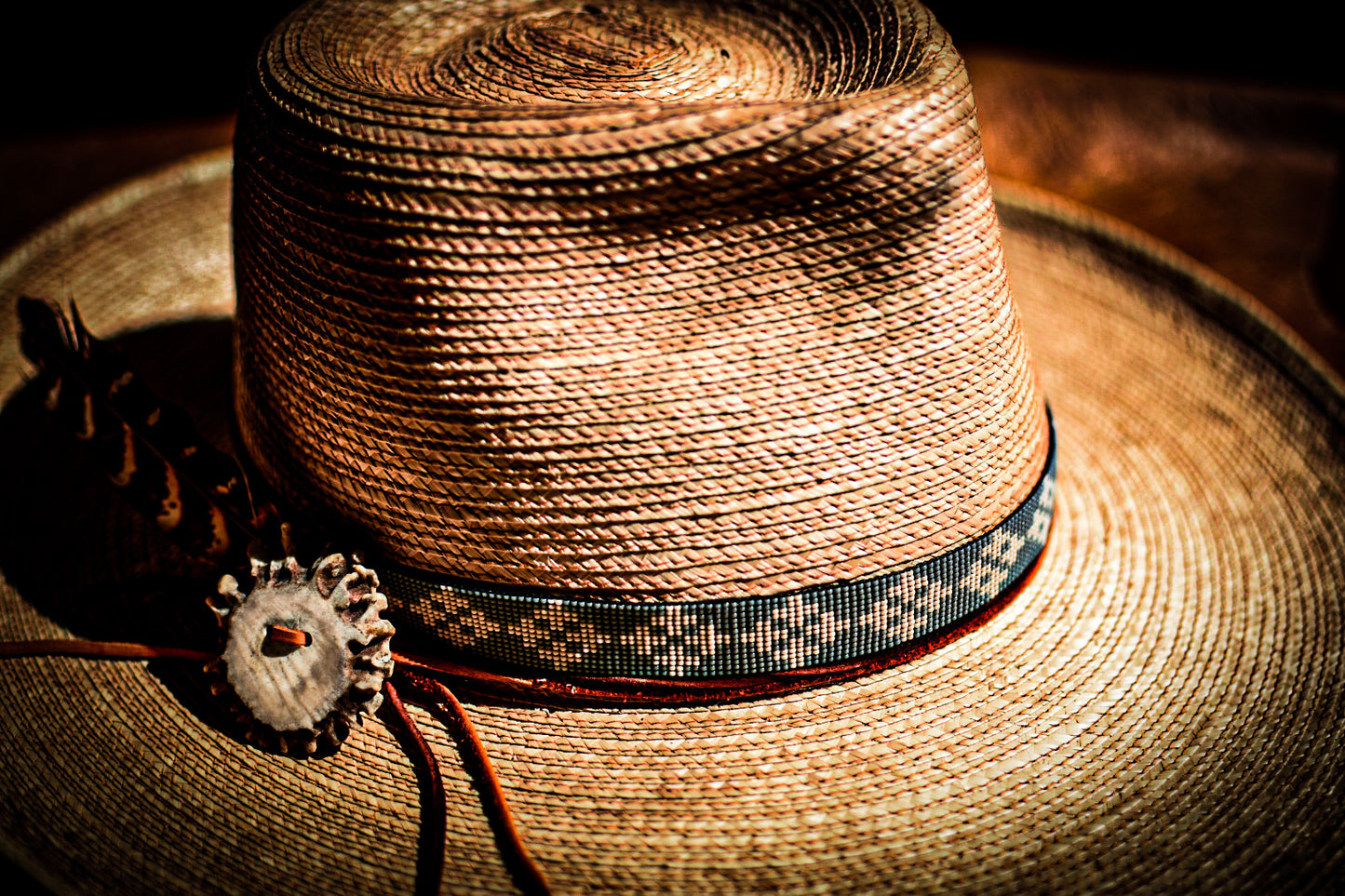 Made to Order - Hat Band - “Quilted Crosses”