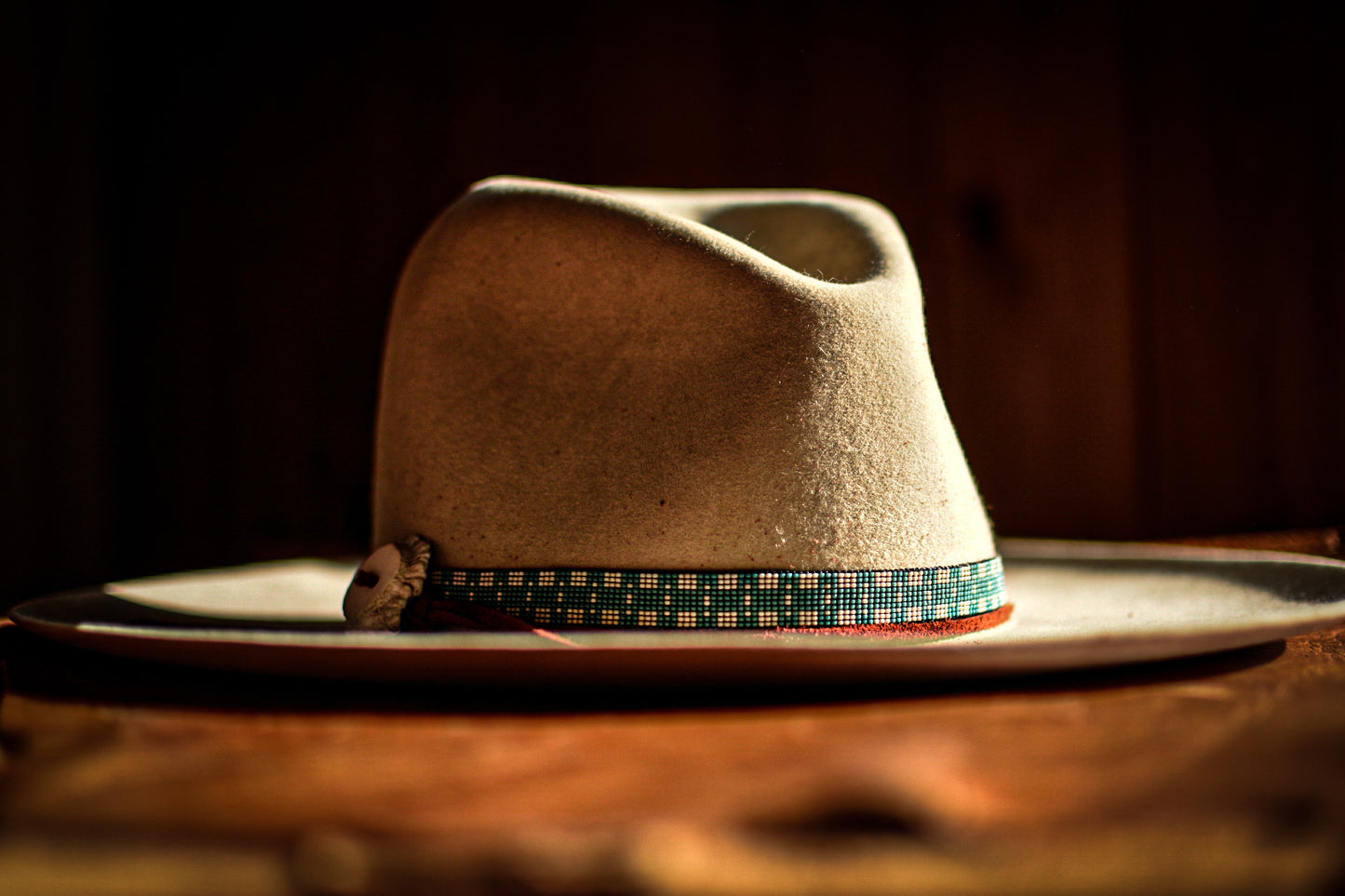 Hat Band — Made to Order— “Mountain Bluebird”