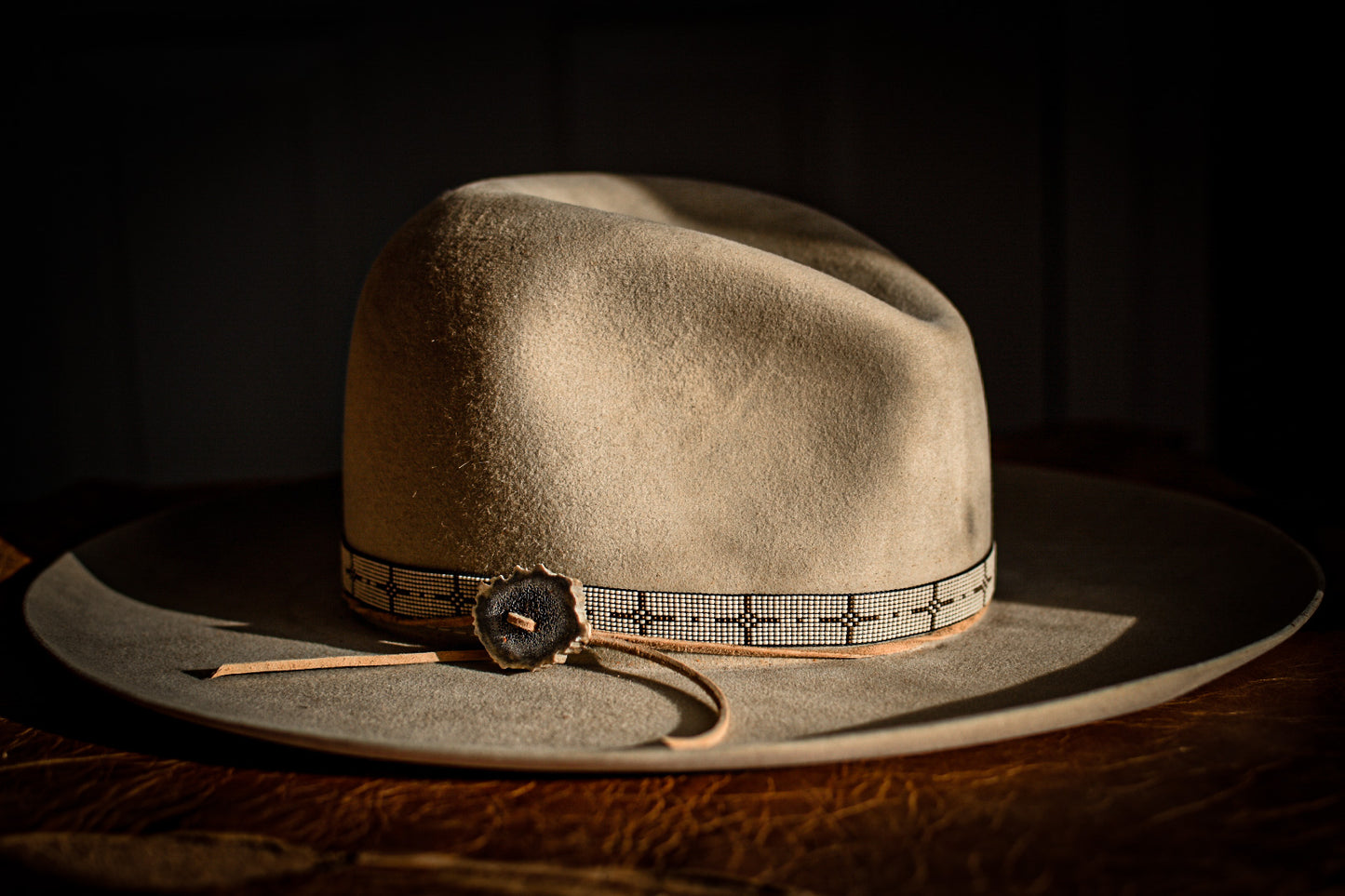 Hat Band — “Polaris” in White