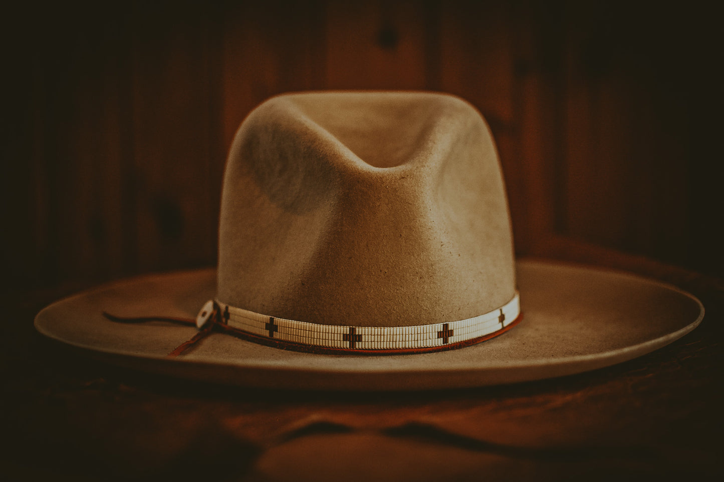 Hat Band - “Bugle Cross” - Bronze