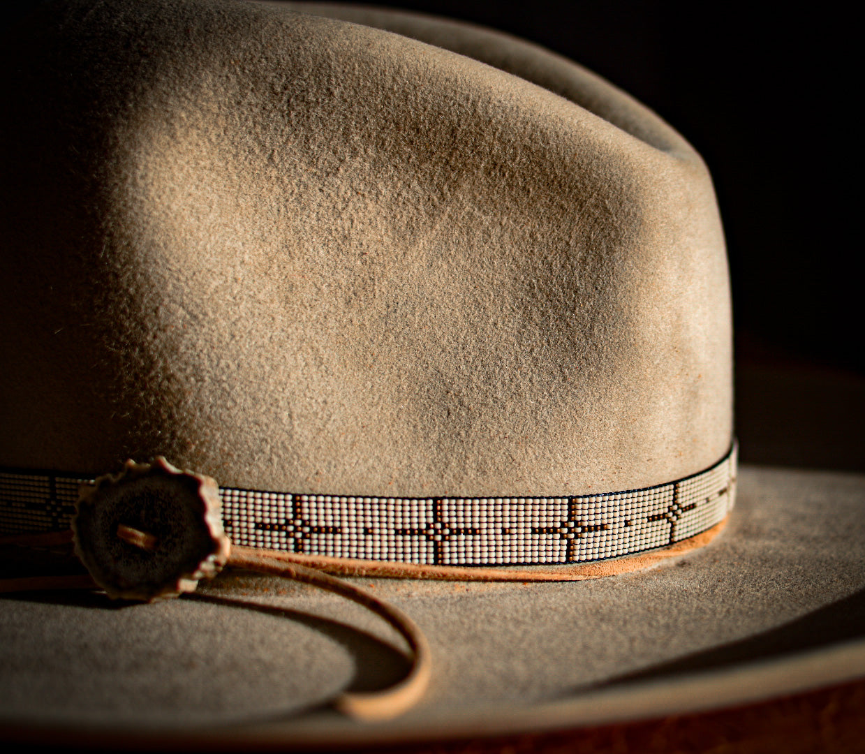 Hat Band — “Polaris” in White