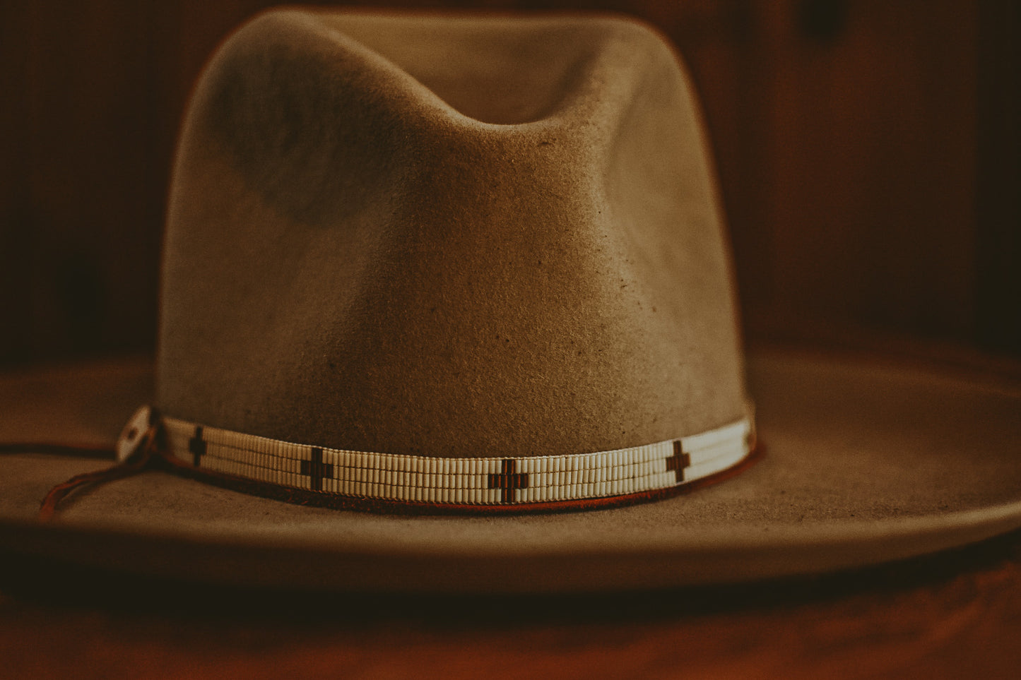 Hat Band - “Bugle Cross” - Bronze