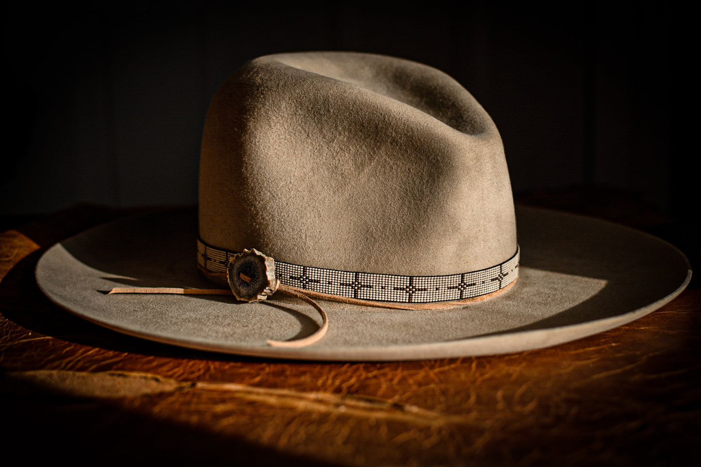 Hat Band — “Polaris” in White